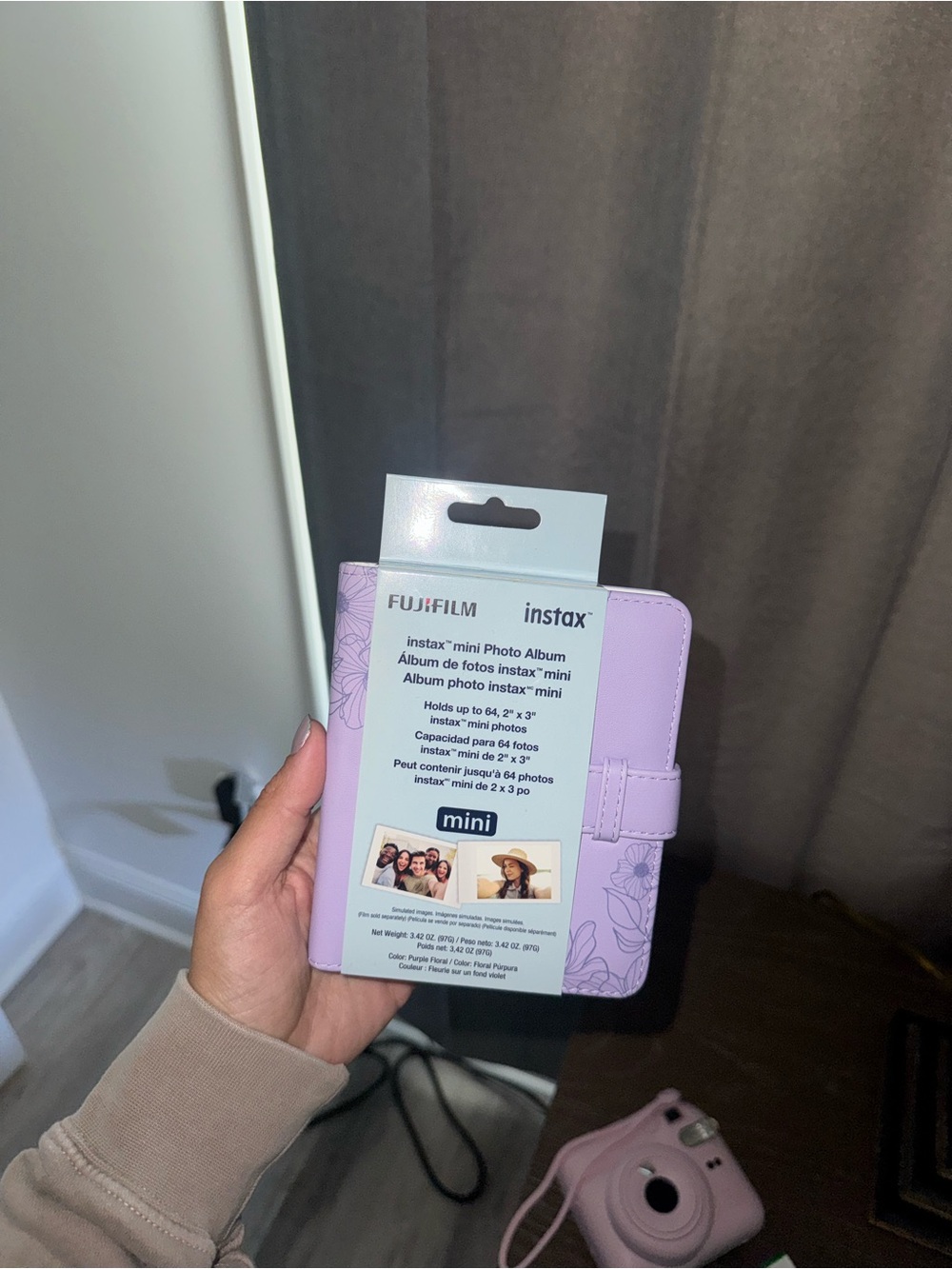 Fujifilm instax Mini Photo Album - Lavender Floral